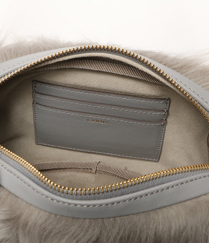 美品 ANYA HINDMARCH ショルダーバッグ グレー レディース アニヤハインドマーチ