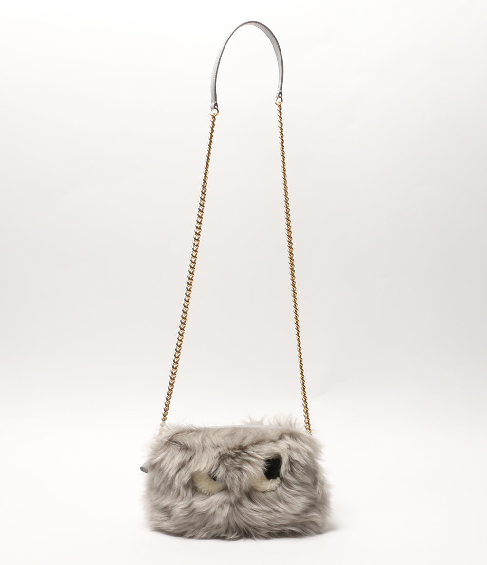 美品 ANYA HINDMARCH ショルダーバッグ グレー レディース アニヤハインドマーチ