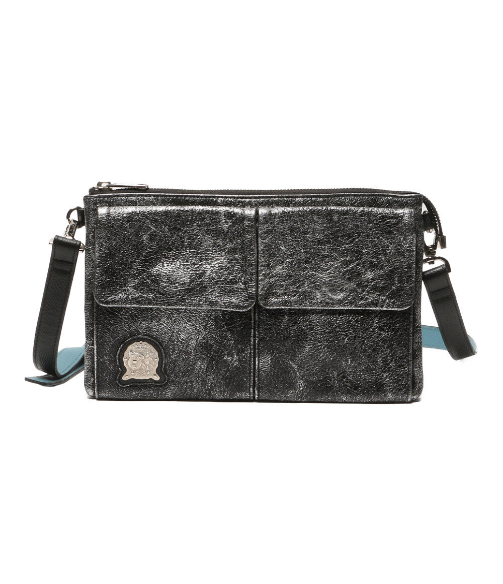 A.D.M.J. ショルダーバッグ メタリックシルバー 14SA01012 レディース エーディーエムジェイ