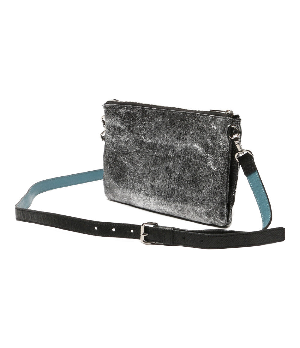 A.D.M.J. ショルダーバッグ メタリックシルバー 14SA01012 レディース エーディーエムジェイ