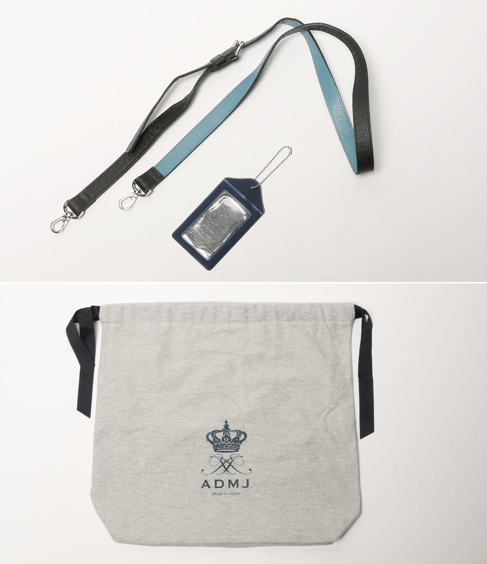 A.D.M.J. ショルダーバッグ メタリックシルバー 14SA01012 レディース エーディーエムジェイ