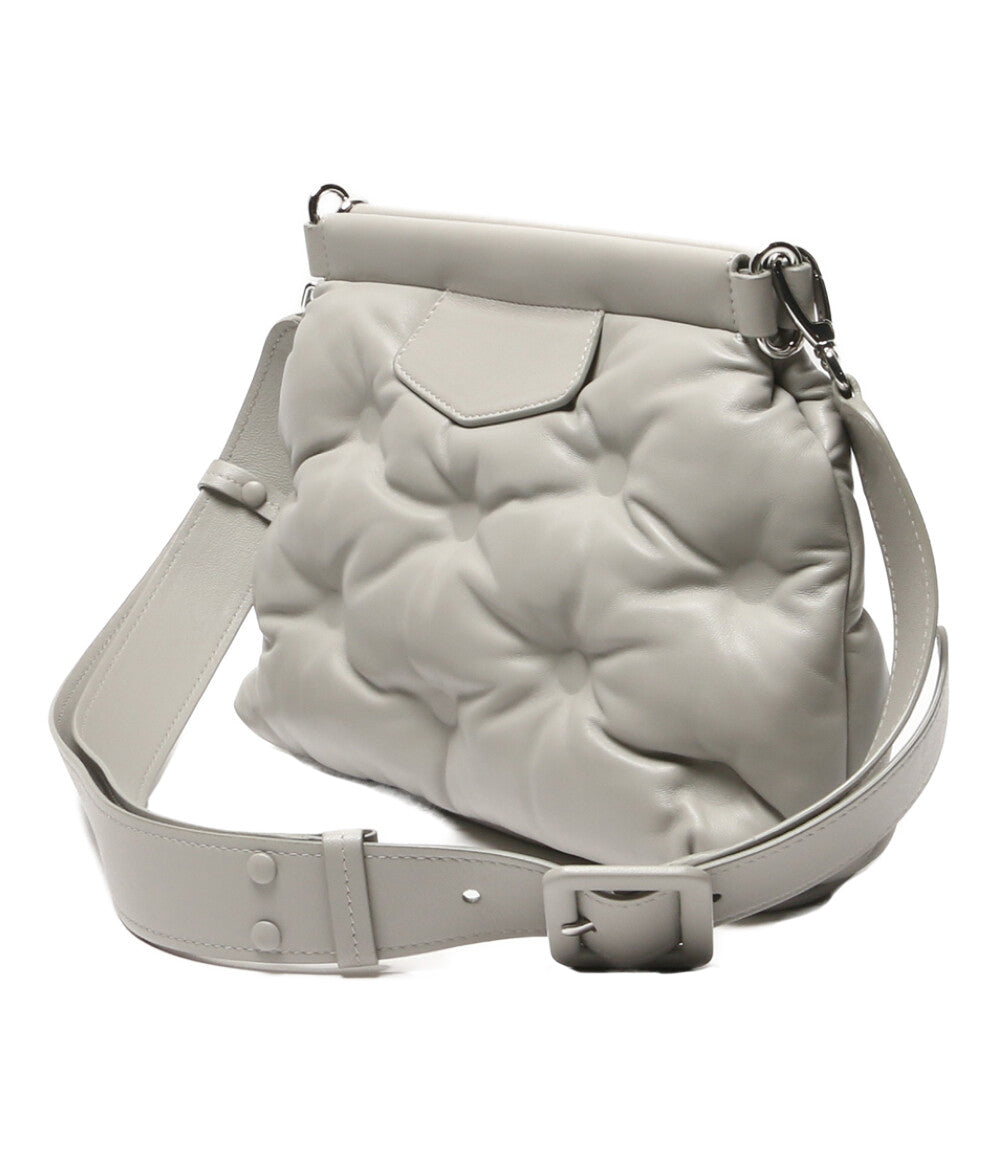 Martin Margiela / マルタンマルジェラ | 2007SS | ここのえ ジップ キャンバス ショルダーバッグ | グレー | レディース MARTIN MARGIELA ショルダーバッグ グレー グラムスラム SB1WG0028