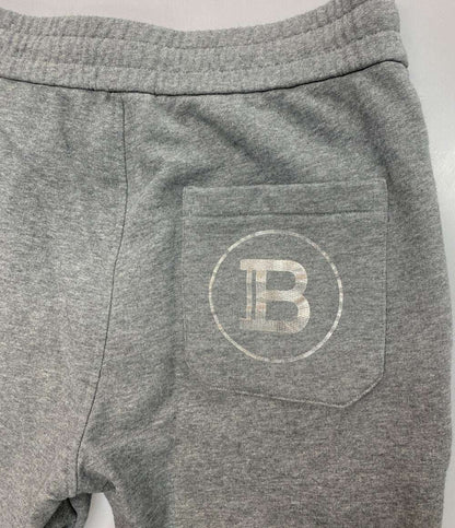 BALMAIN スウェット トラックパンツ グレー メンズ SIZE S バルマン