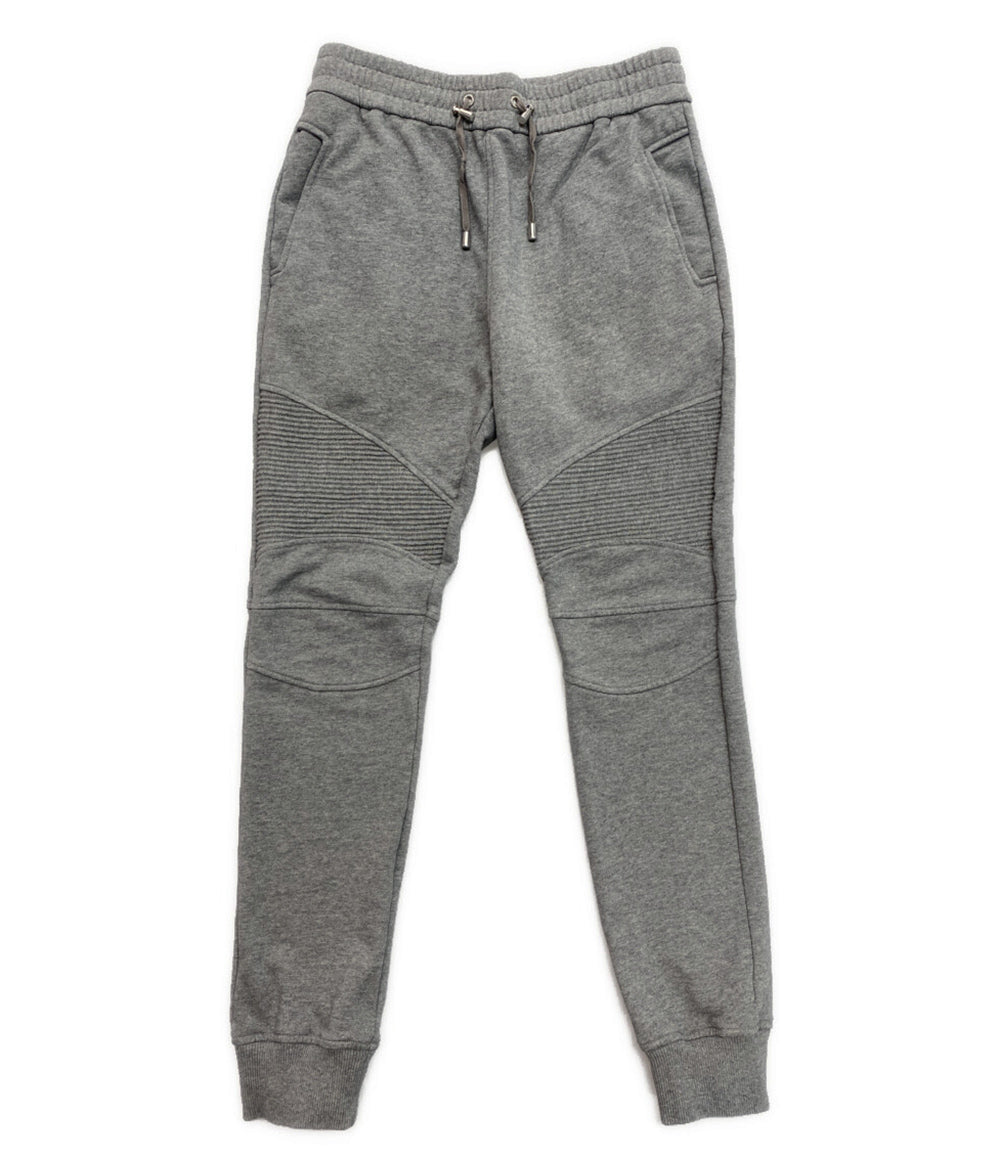 BALMAIN スウェット トラックパンツ グレー メンズ SIZE S バルマン