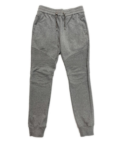 BALMAIN スウェット トラックパンツ グレー メンズ SIZE S バルマン