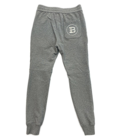 BALMAIN スウェット トラックパンツ グレー メンズ SIZE S バルマン