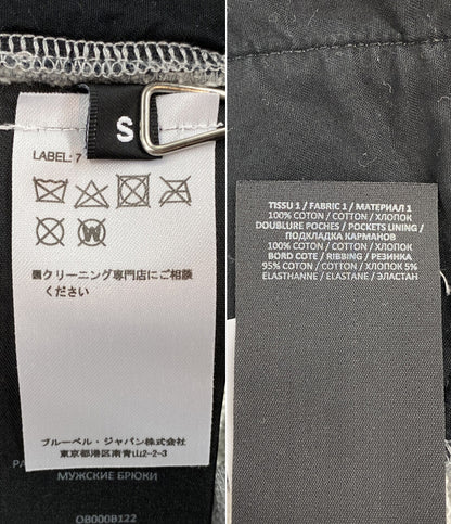 BALMAIN スウェット トラックパンツ グレー メンズ SIZE S バルマン