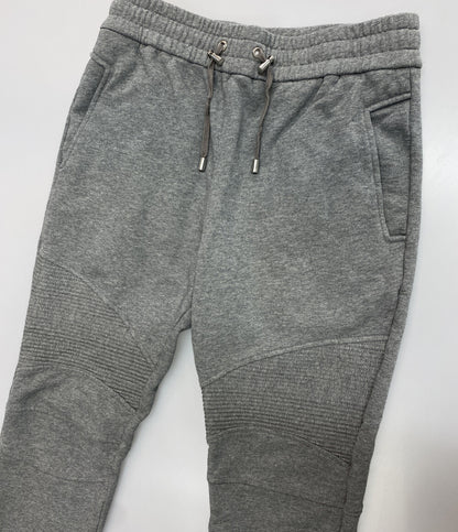 BALMAIN スウェット トラックパンツ グレー メンズ SIZE S バルマン