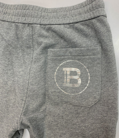 BALMAIN スウェット トラックパンツ グレー メンズ SIZE S バルマン