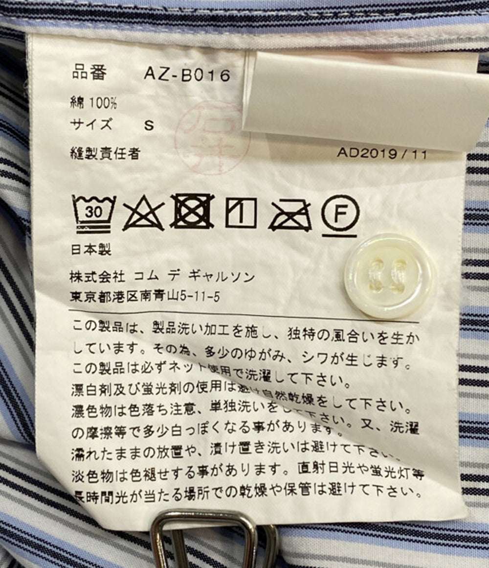 PLAY COMME des GARCONS 長袖シャツ ストライプ AZ-B016 メンズ SIZE S プレイコムデギャルソン