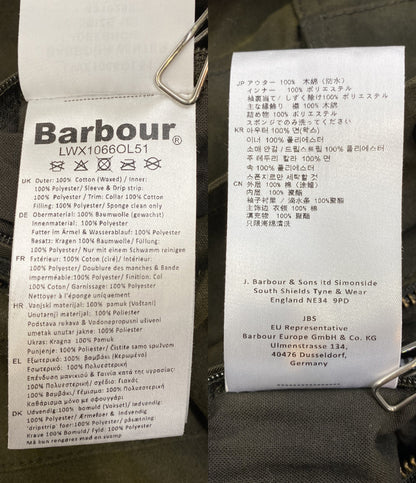 BARBOUR ミリタリージャケット LWX1066OL51 レディース SIZE UK10 バブアー