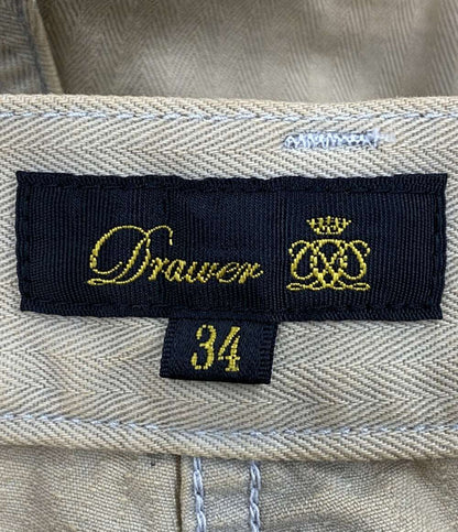 Drawer 25SS ヘリンボーンベイカーパンツ レディース SIZE 34 ドゥロワー