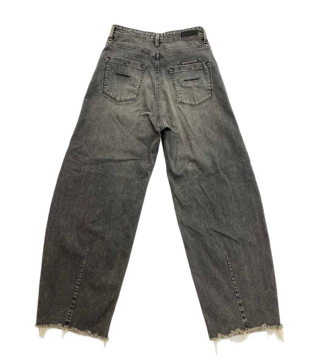 新品未使用☆ヤヌークLAURA カットオフユーズドグレー/CUG 24 YANUK パンツ 24AW LAURA Curve Tapered レディース SIZE 26 ヤヌーク