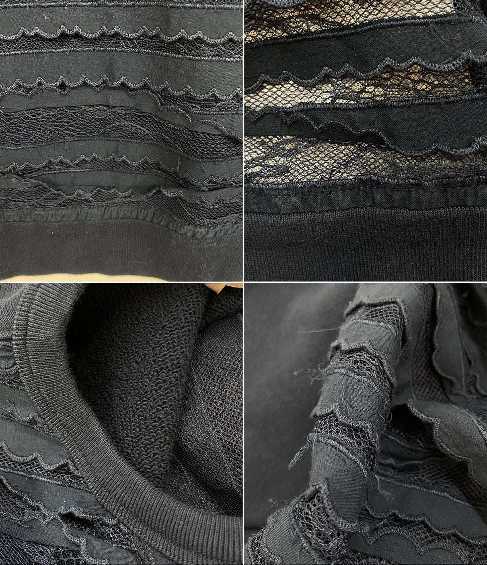 N°21 ヌメロヴェントゥーノ リップ 唇 ビジュー トレーナー スウェット36 N°21 スウェットシャツ レディース SIZE 36 ヌメロ ヴェントゥーノ