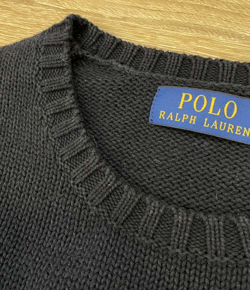POLO RALPH LAUREN 長袖ニット 星条旗 ネイビー メンズ SIZE XS ポロ・ラルフローレン