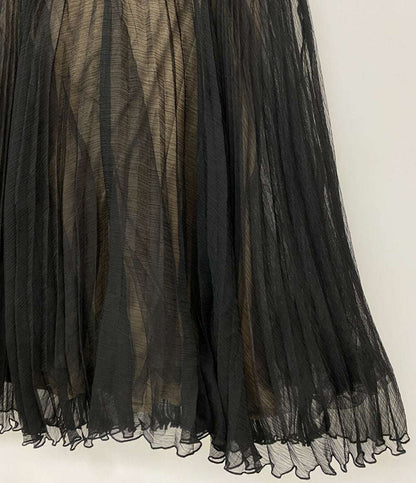 TADASHI SHOJI フレンチスリーブワンピース 切替 フロッキー レディース SIZE ２ タダシショージ