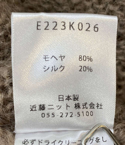 evam eva エヴァムエヴァ 長袖カーディガン モヘア 羽織 レディース SIZE -
