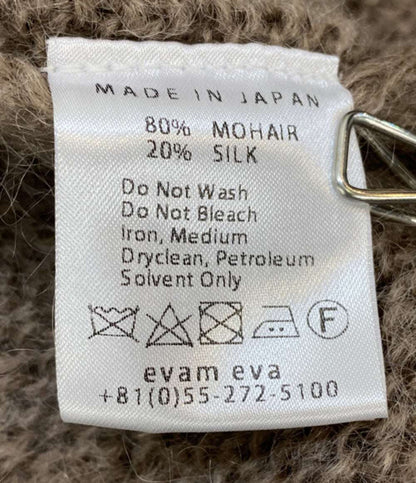 evam eva エヴァムエヴァ 長袖カーディガン モヘア 羽織 レディース SIZE -