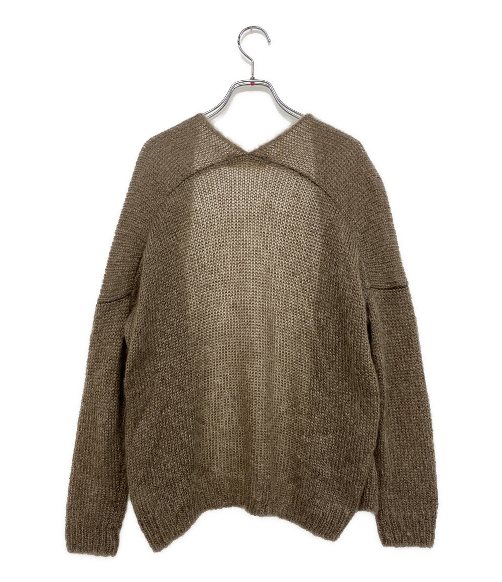 evam eva エヴァムエヴァ 長袖カーディガン モヘア 羽織 レディース SIZE -