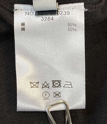 美品 ebure エブール ライトシルクコットンカーディガン 24SS 3910800239 レディース SIZE 38