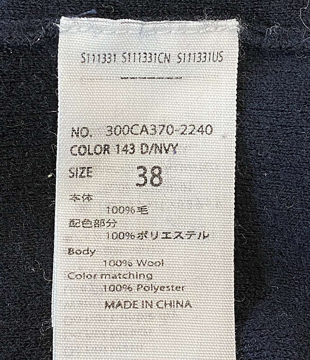 ENFOLD 変形ニット ネイビー レディース SIZE 38 エンフォルド