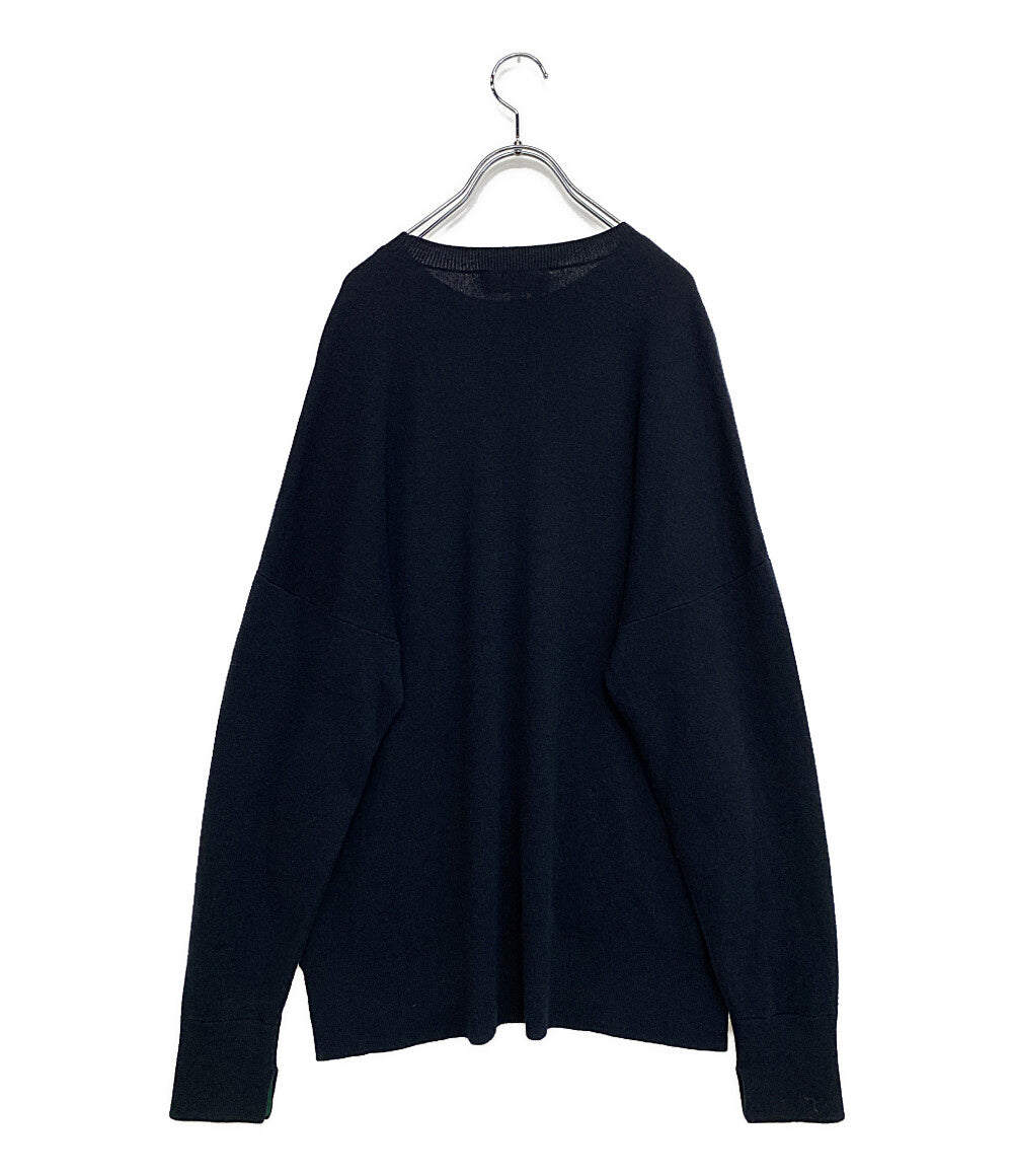 ENFOLD 変形ニット ネイビー レディース SIZE 38 エンフォルド