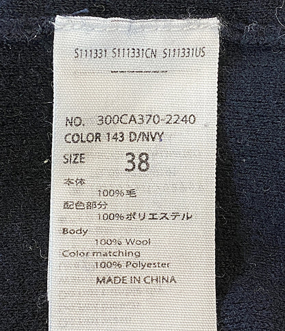 ENFOLD 変形ニット ネイビー レディース SIZE 38 エンフォルド