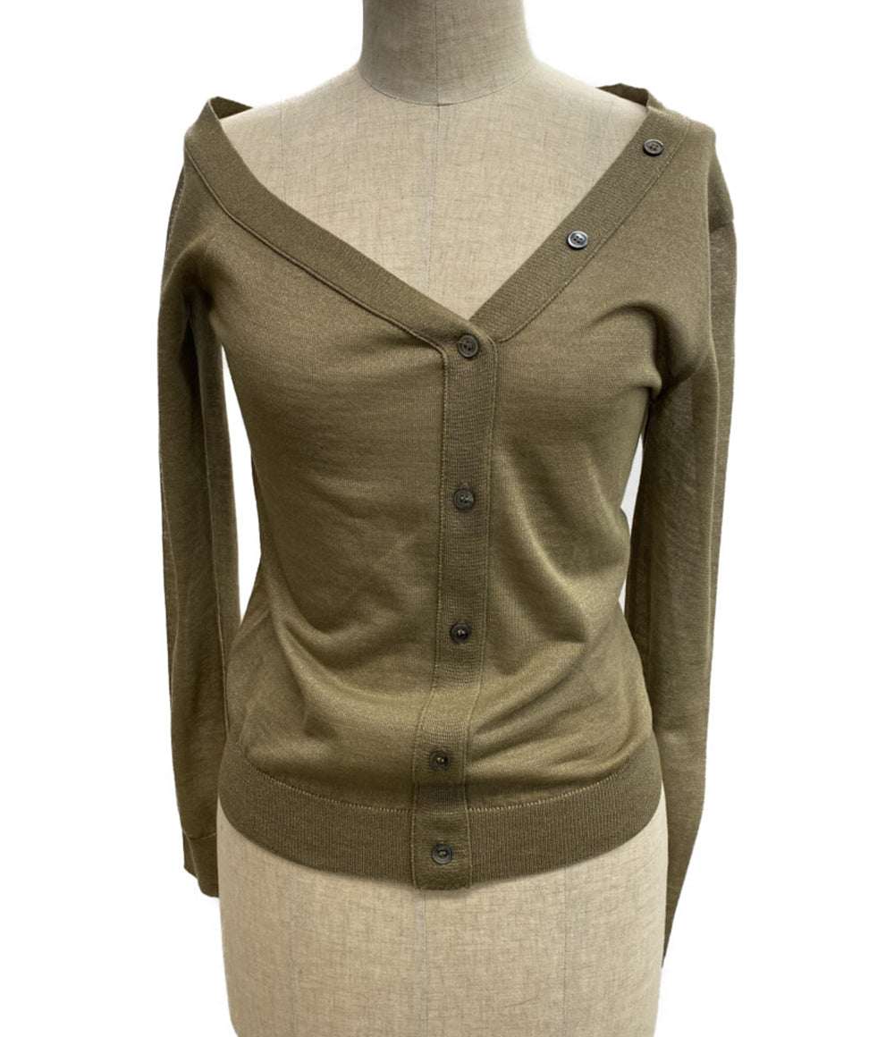 rokh ロク カーディガン ASYMMETRIC NECK CARDIGAN BLK-53070-B レディース SIZE S