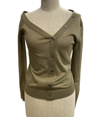 rokh ロク カーディガン ASYMMETRIC NECK CARDIGAN BLK-53070-B レディース SIZE S