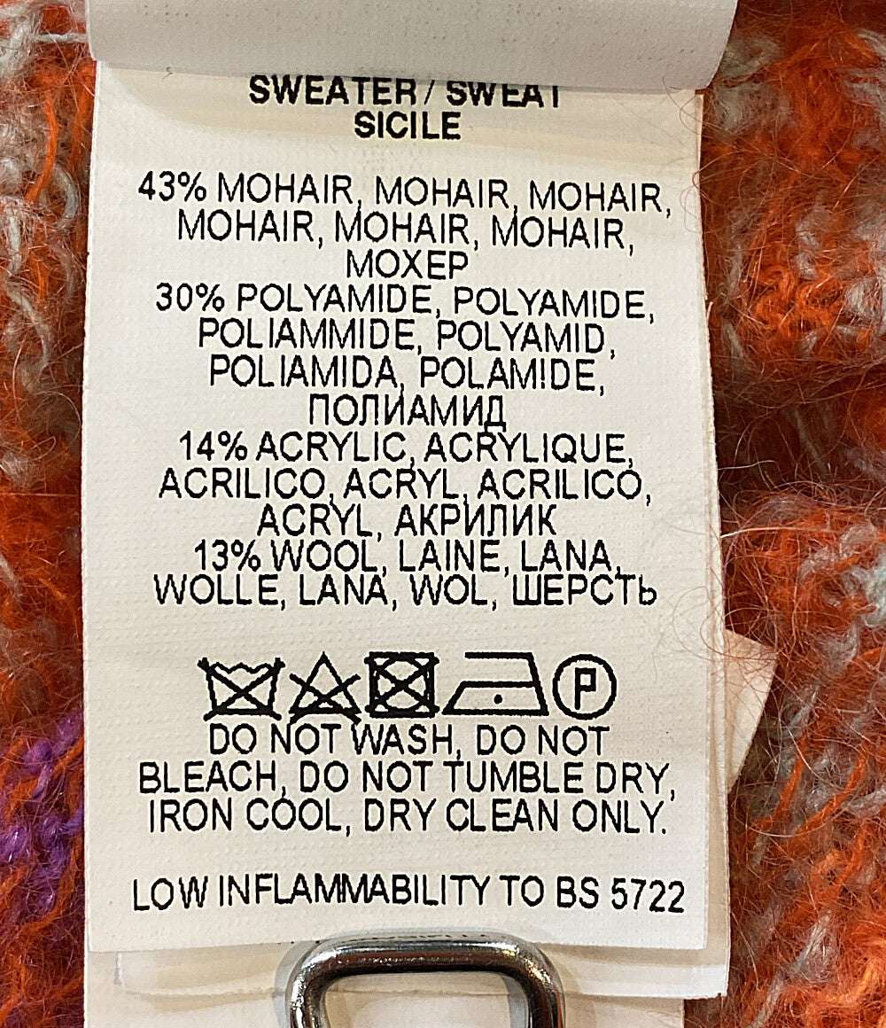 ESSENTIEL ANTWERP エッセンシャルアントワープ オレンジニット ベルギーブランド モヘア混 レディース SIZE S