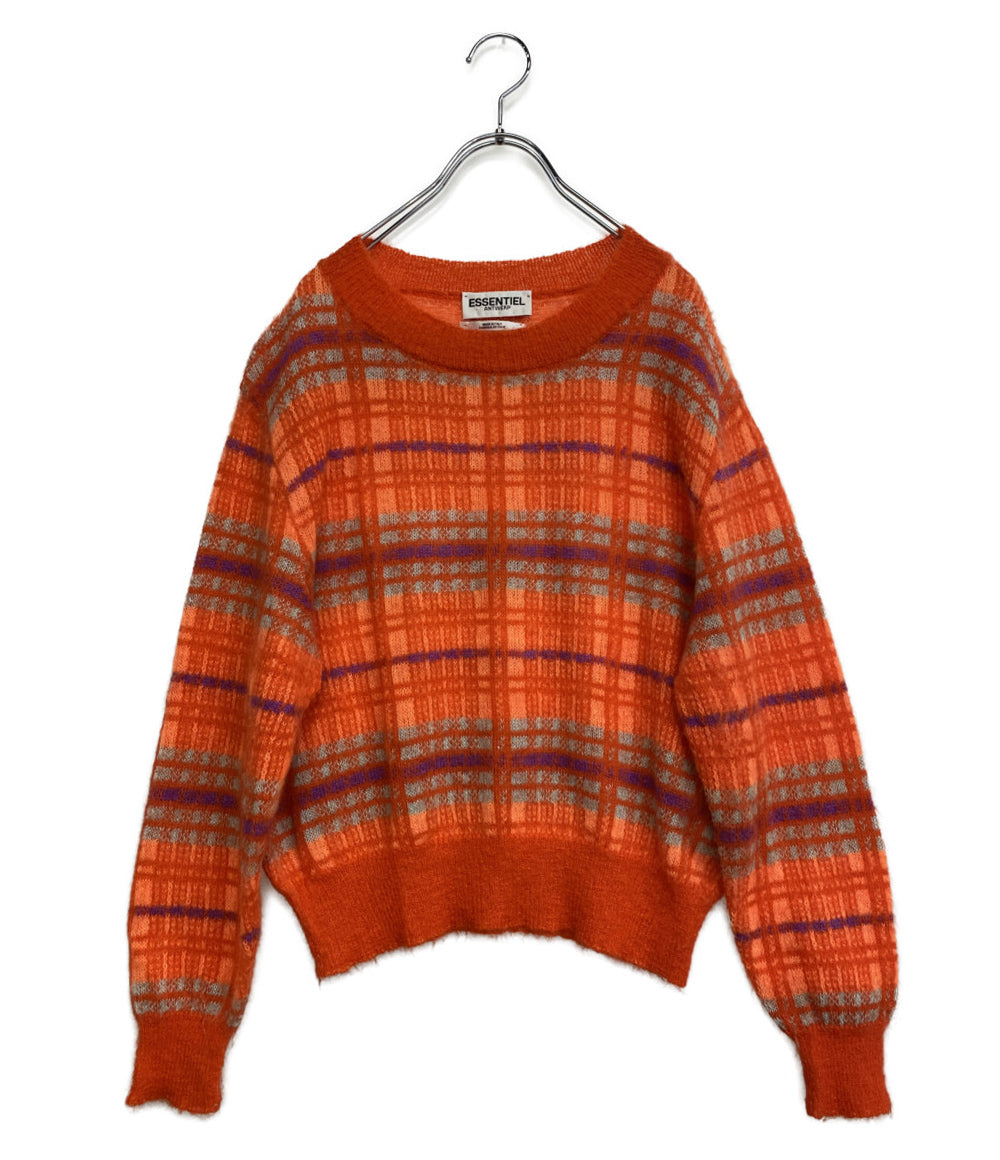 ESSENTIEL ANTWERP エッセンシャルアントワープ オレンジニット ベルギーブランド モヘア混 レディース SIZE S