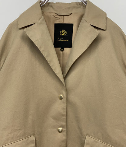 Drawer コットンチェスターコート PRE 6525-2-990862 レディース SIZE 36 ドゥロワー