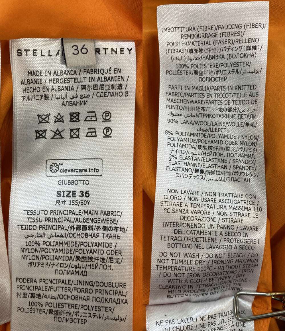 STELLA McCARTNEY 中綿ブルゾン MA-1 ネイビー レディース SIZE 36 ステラマッカートニー