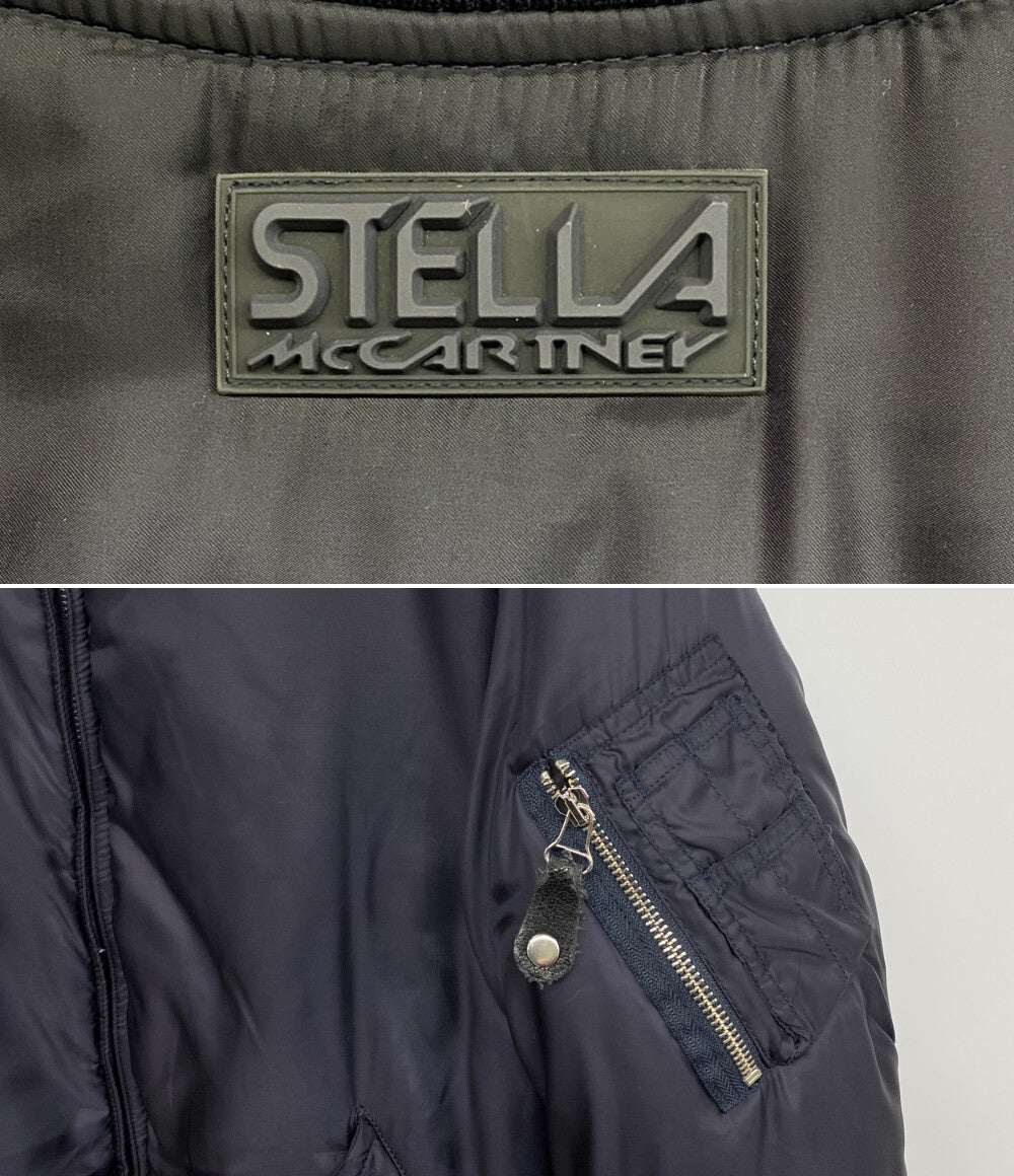 STELLA McCARTNEY 中綿ブルゾン MA-1 ネイビー レディース SIZE 36 ステラマッカートニー