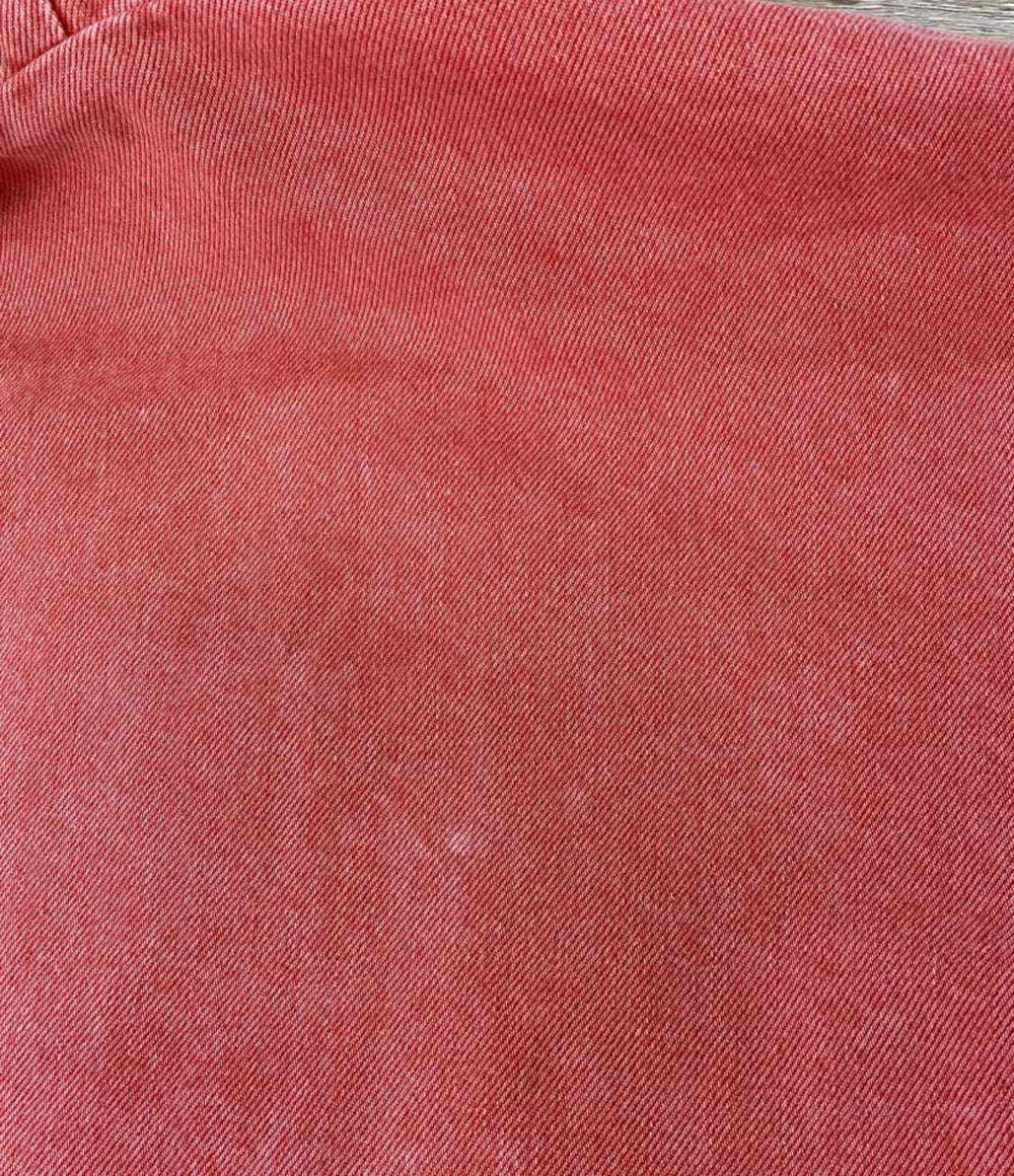 ALEXANDER WANG パーカー デニムジップアップフーディ レッド レディース SIZE XS アレキサンダーワン