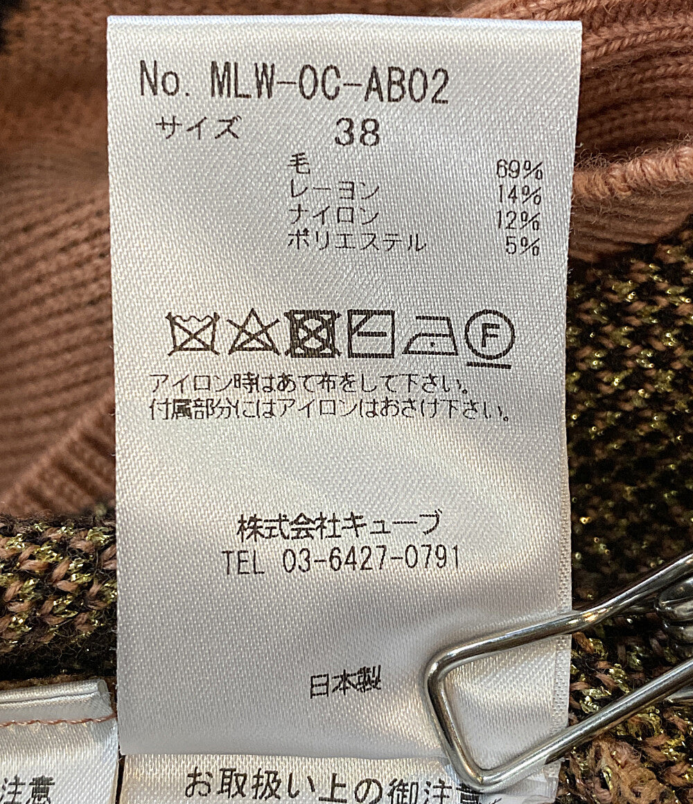 MARK & LONA マークアンドロナ 長袖ニット MLW-0C-AB02 レディース SIZE 38