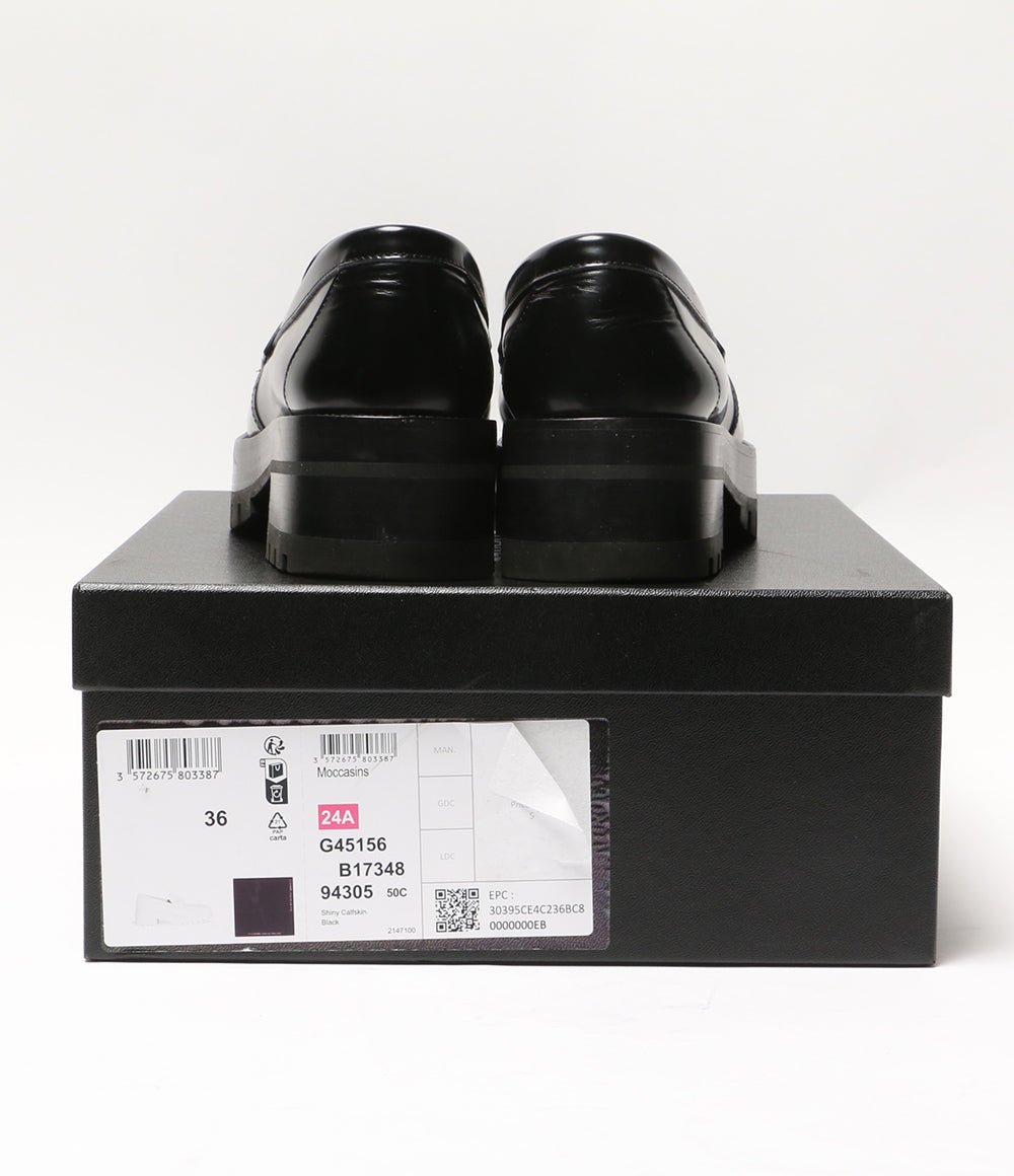 CHANEL ローファー G45156 ココマーク レディース SIZE 36 シャネル