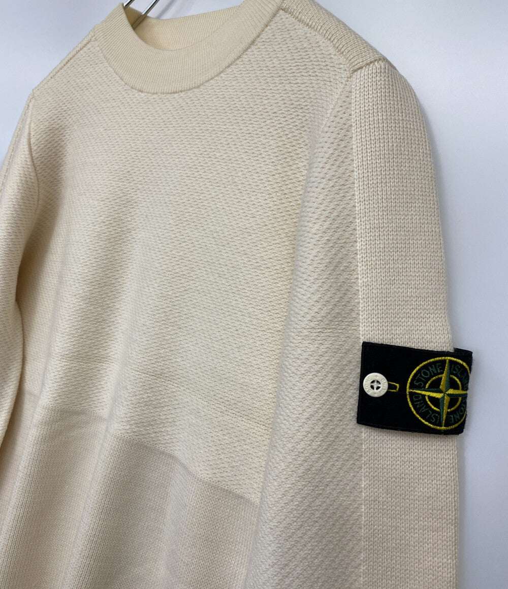 STONE ISLAND ニット ホワイト メンズ SIZE M ストーンアイランド