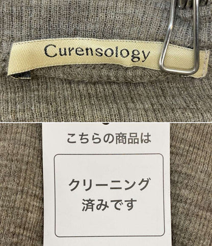 curensology 長袖ニット ウール ブラウン CL006143ER レディース SIZE F カレンソロジー