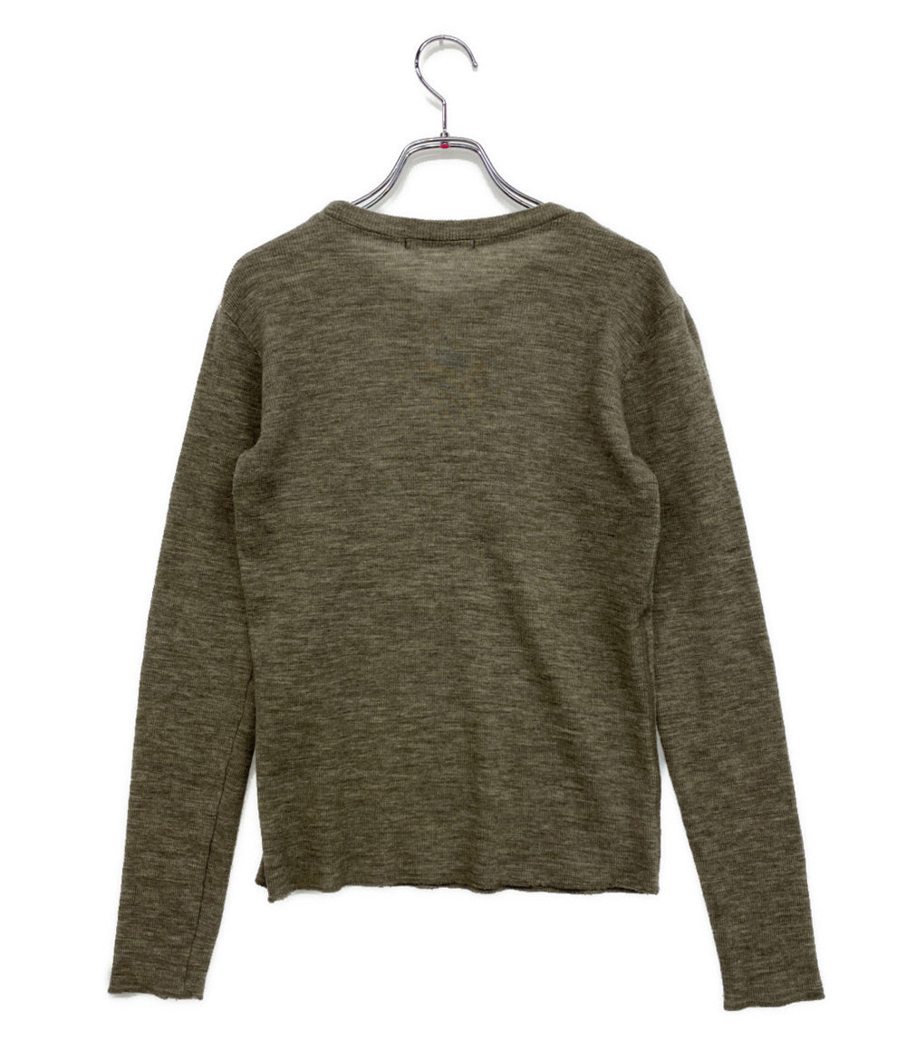 curensology 長袖ニット ウール ブラウン CL006143ER レディース SIZE