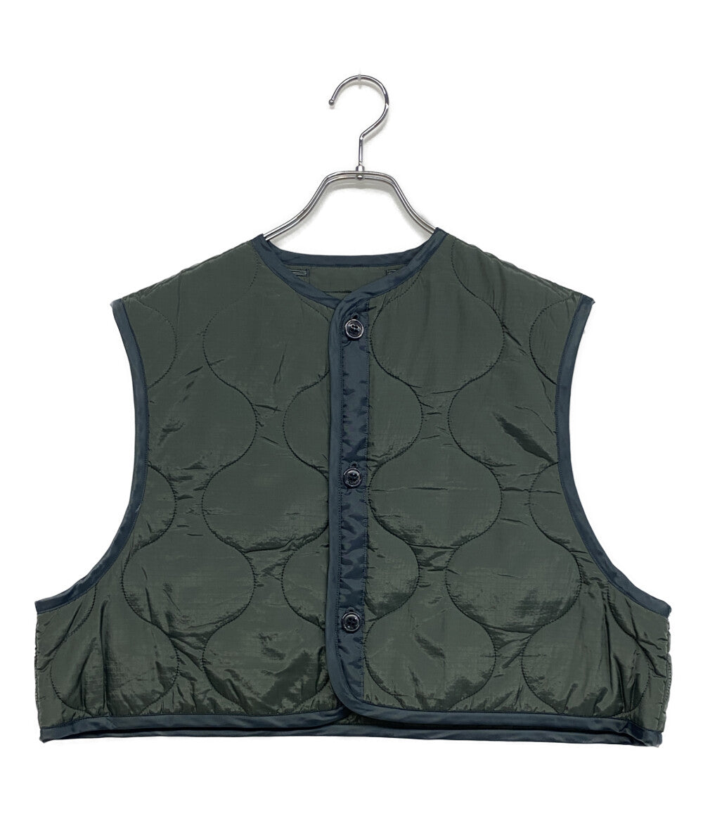 HYKE 中綿ベスト キルティング カーキ レディース SIZE OSFA ハイク