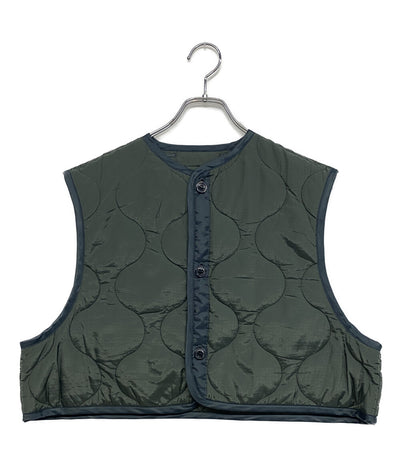 HYKE 中綿ベスト キルティング カーキ レディース SIZE OSFA ハイク