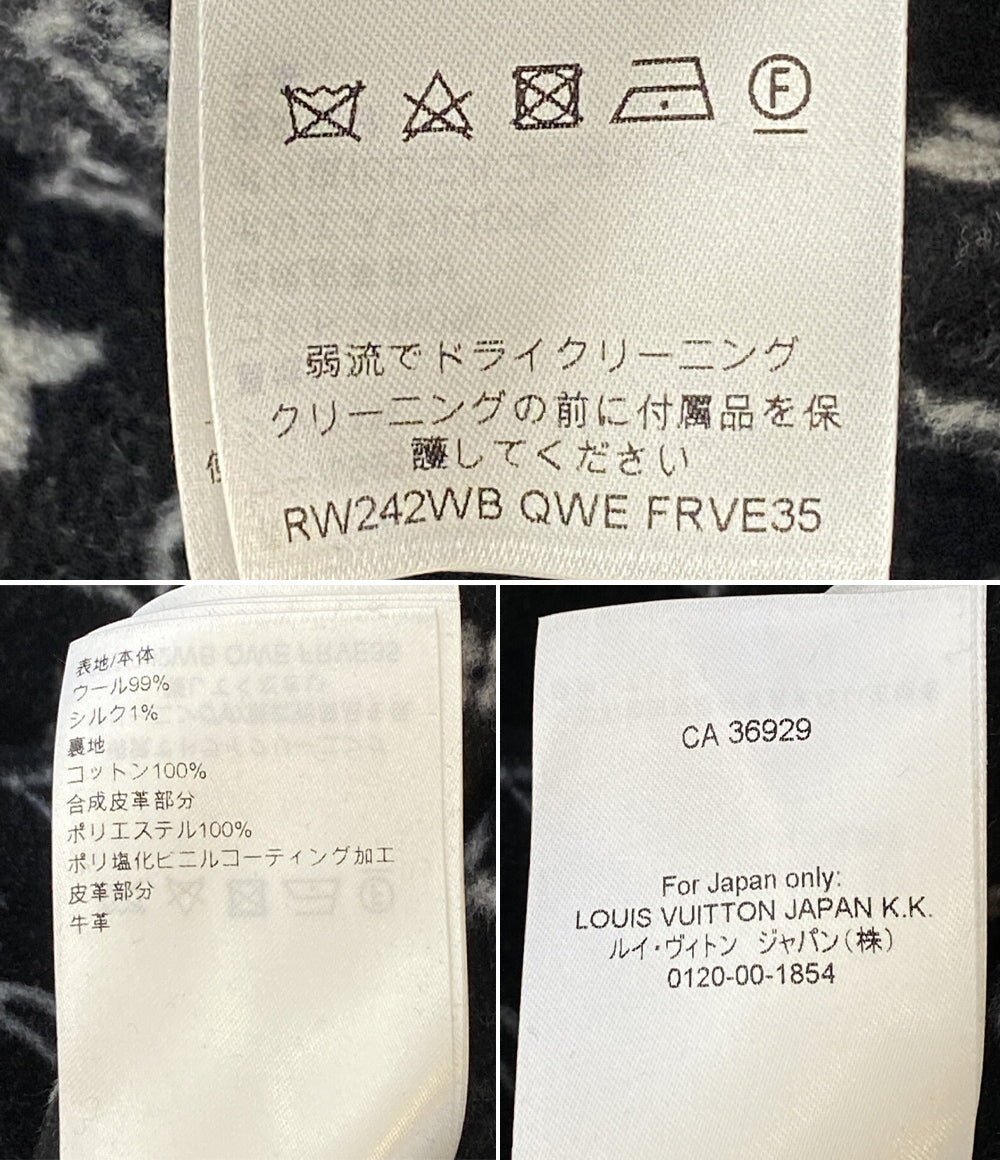 LOUIS VUITTON コート RW242WB 24AW バットウィング レディース SIZE 38 ルイヴィトン
