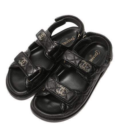 CHANEL フットベッドサンダル G35927 レディース SIZE 36 シャネル