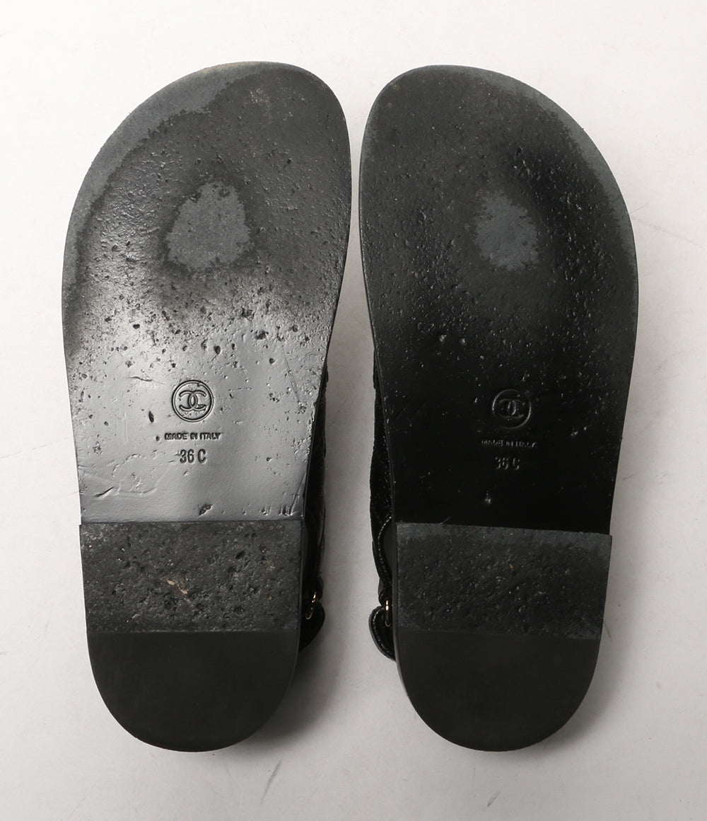 CHANEL フットベッドサンダル G35927 レディース SIZE 36 シャネル