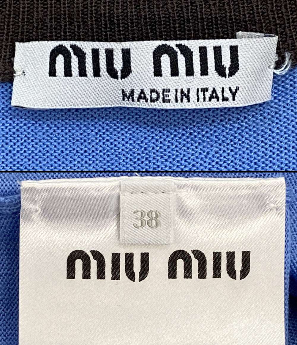 MIU MIU ラグランスリーブニット ゴースト レディース SIZE 38 ミュウ ミュウ