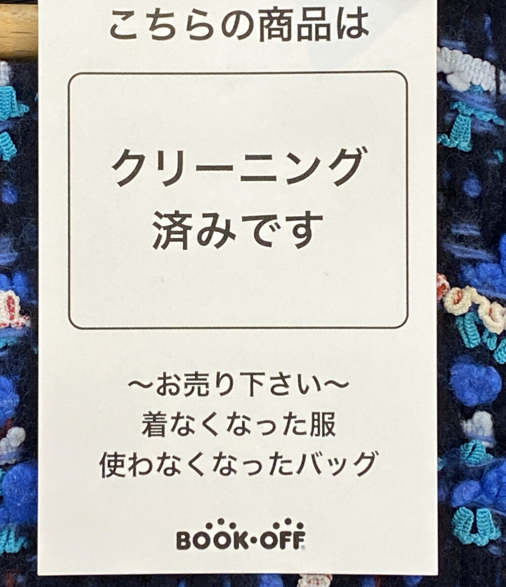 LOUIS VUITTON 半袖ワンピース RW222B TY0 FNRP88 シルク混 ツイード 22AW レディース SIZE 36 ルイヴィトン