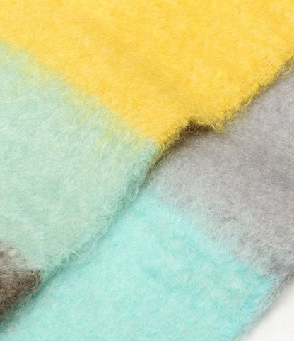 美品 LOEWE モヘヤマフラー マルチカラー レディース ロエベ