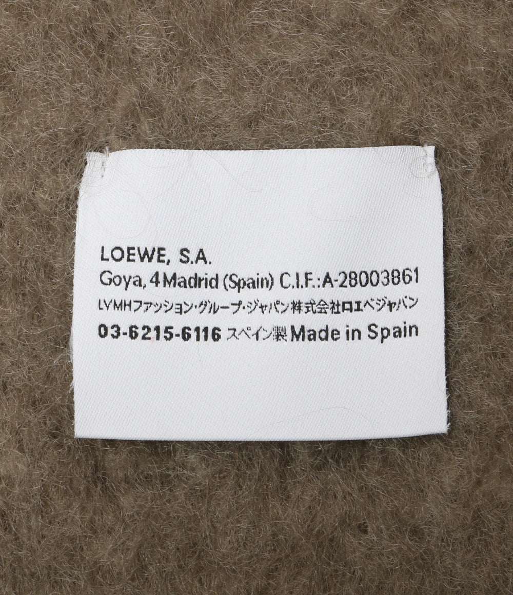 美品 LOEWE モヘヤマフラー マルチカラー レディース ロエベ