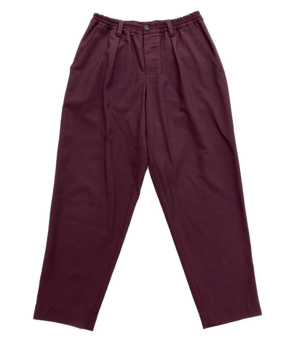 MARNI PUMU0017A 総ゴムパンツ ボルドー メンズ SIZE 46 マルニ